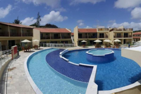 Flat incrível no Solar Águas, em frente a piscina principal